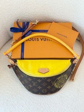 ✨NEW✨Louis Vuitton 2026 Bumbag “Paris À Vélo” Collection - Monogram Yellow